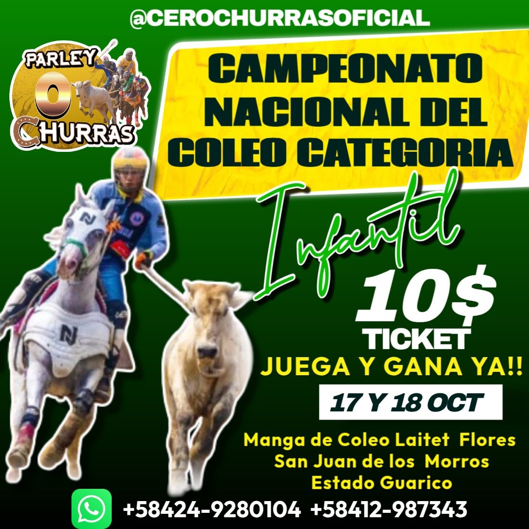 Campeonato Nacional Del Coleo Categoria Infantil