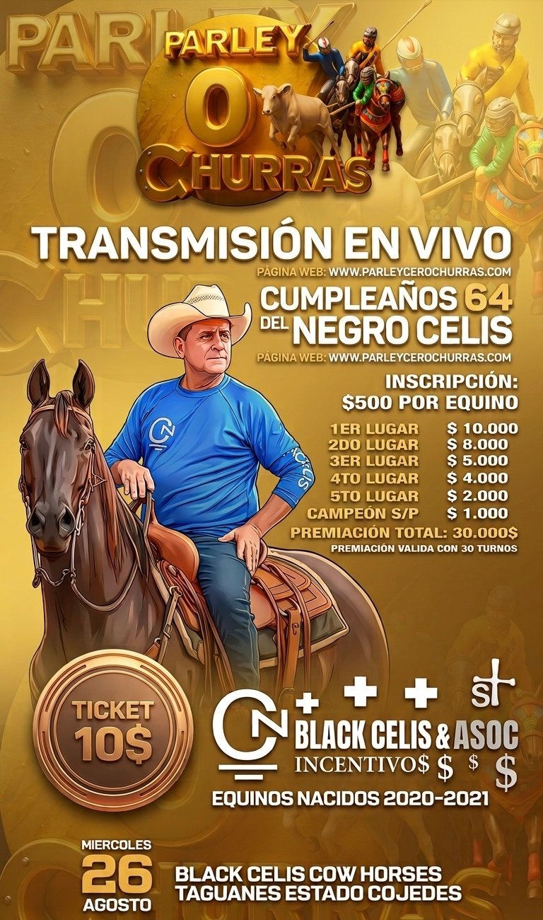 CUMPLEAÑOS 64 DE NEGRO CELIS